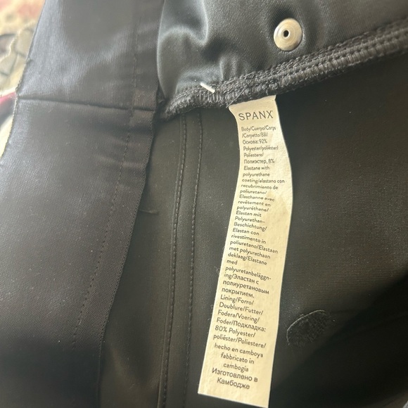 Spanx Slim Straight Pant, Luxe Black - Picture 13 of 15